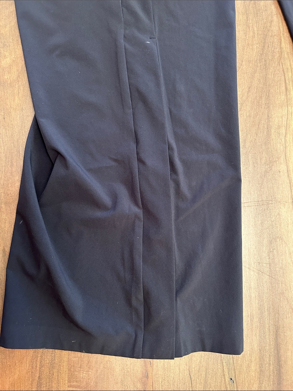 Athleta Black Wide-Leg Performance Trousers - Picture 5 of 6